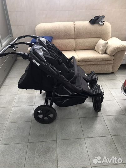 Коляска для двойни прогулочная TFK Twin Trail