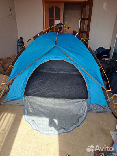 Палатка туристическая 4 местная бу