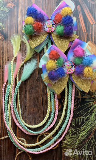 Банты с косами