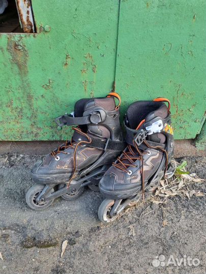 Ролики роликовые коньки decathlon раздвижные 32-35