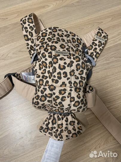 Рюкзак-переноска BabyBjorn Mini Cotton Leopard
