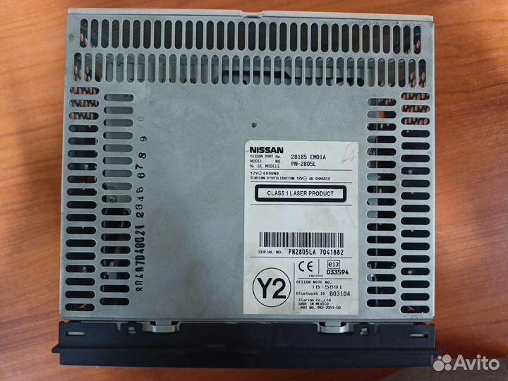 Авто магнитола nissan tiida