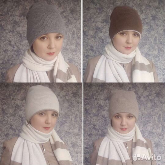 Комплект шапка, шарф