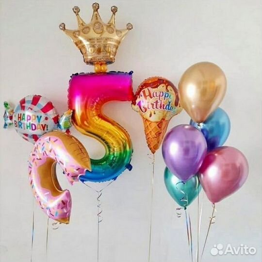 Купить шарики на 5 лет в Севастополе для дочки