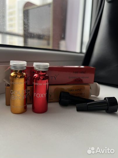 Хна для бровей ekko beauty