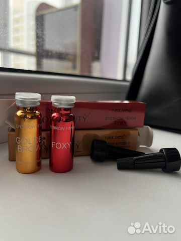 Хна для бровей ekko beauty