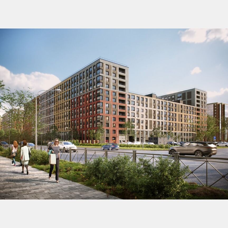 1-к. квартира, 51,3 м², 11/12 эт.