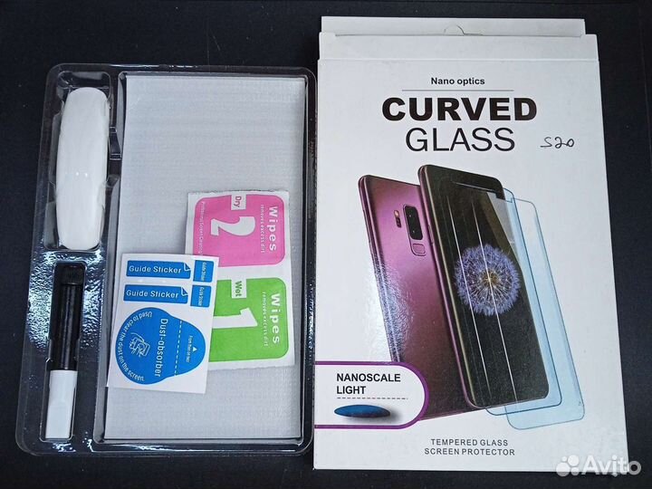 Защитное стекло на samsung S20 UV