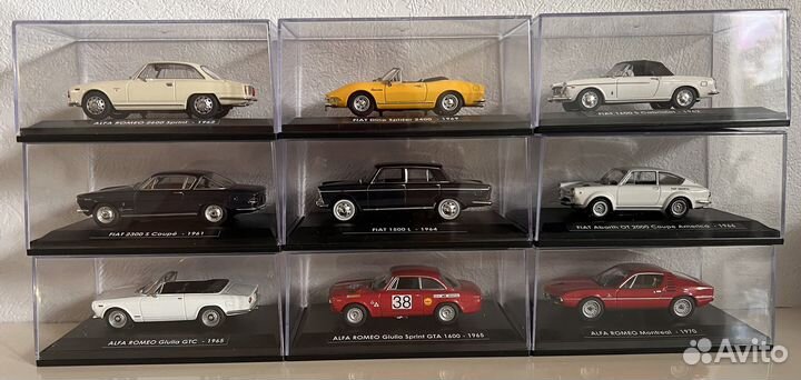 Модели 1:43 Alfa Romeo и Fiat