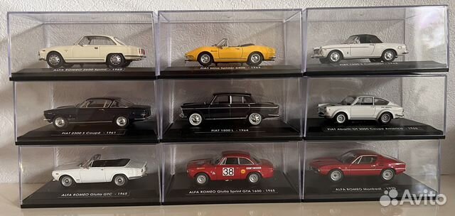 Модели 1:43 Alfa Romeo и Fiat
