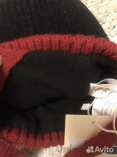 Шапка детская тёплая 50 52 новая