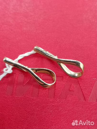 Золотые серьги проба 585 Арт.007457220124