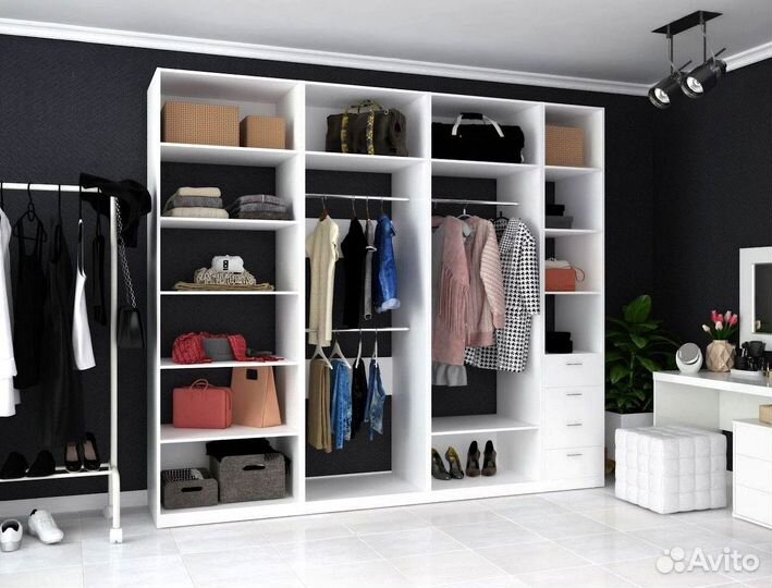 Изготовление гардеробных на заказ