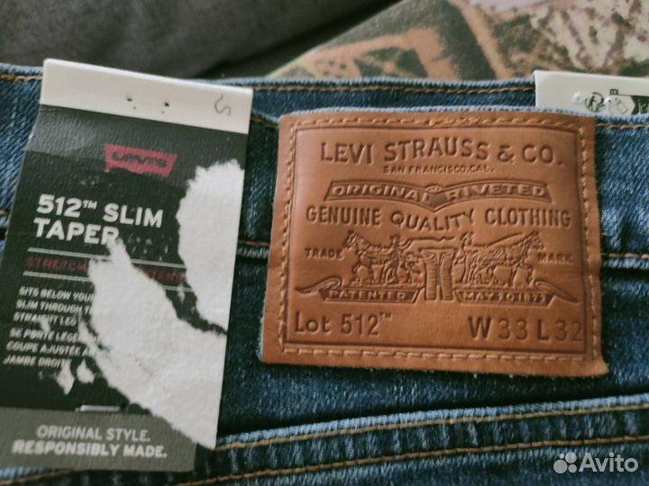 Джинсы мужские levis 512