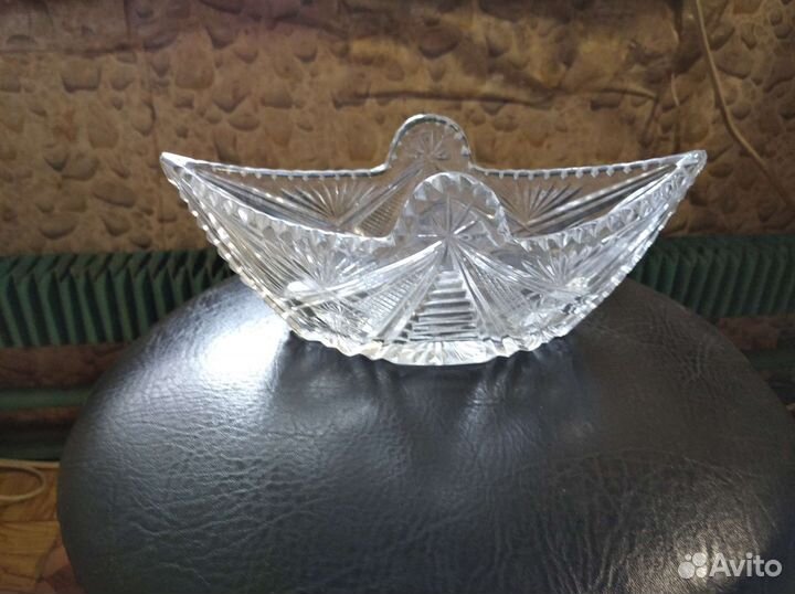 Вазы, салатницы, конфетницы хрустальные СССР