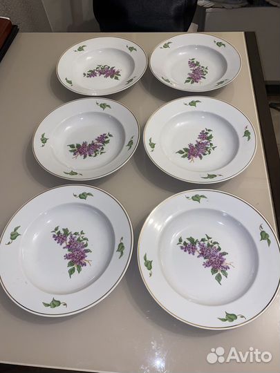 Столовый сервиз сирень дулево остатки