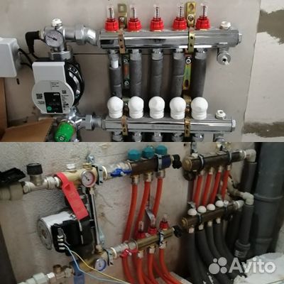 Отопление, Тёплый пол, водоснабжение