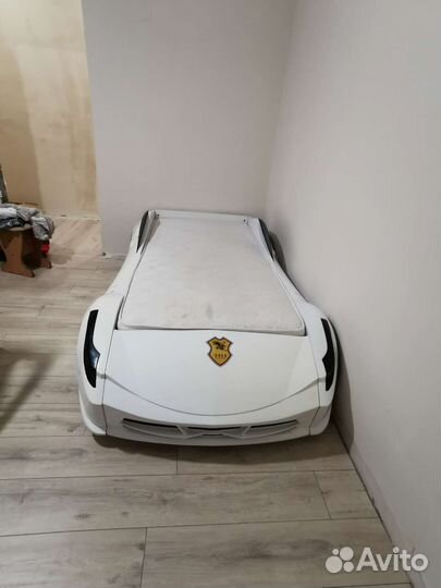 Кровать автомобиль, кроватка машинка с матрасом