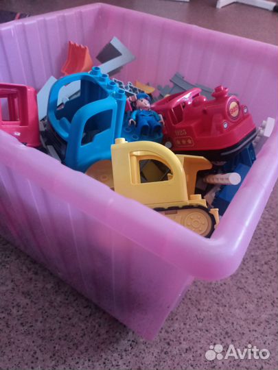 Lego duplo железная дорога поезд