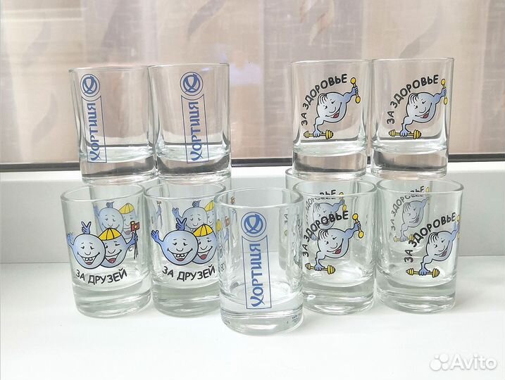 Стопка стеклянная