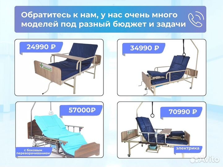 Матрас для медицинской кровати