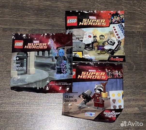 Lego блистеры marver