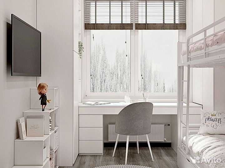 Компьютерный стол со шкафом на заказ в рассрочку