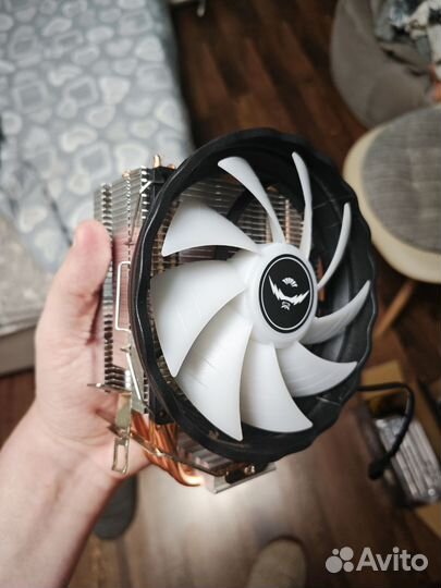 Кулер для процессора 120мм 4 теплотрубки 4pin