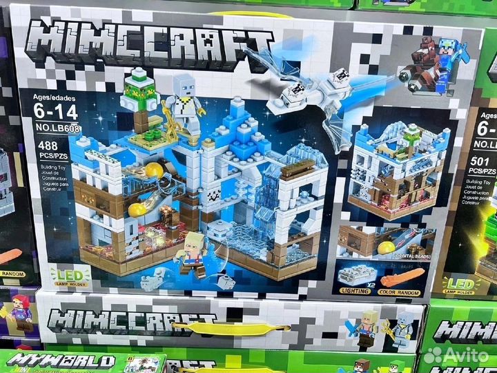Конструктор майнкрафт лего