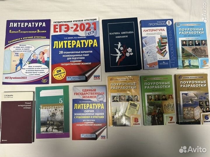 Пособия по русскому языку и литературе