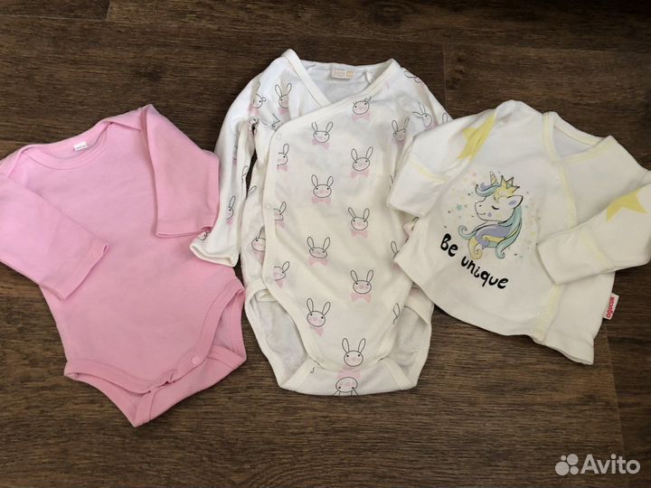 Детские вещи пакетом для девочек 0-3 месяцев