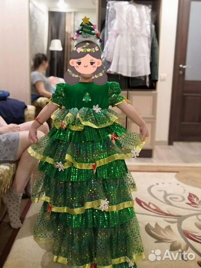 Новогодний костюм ёлка