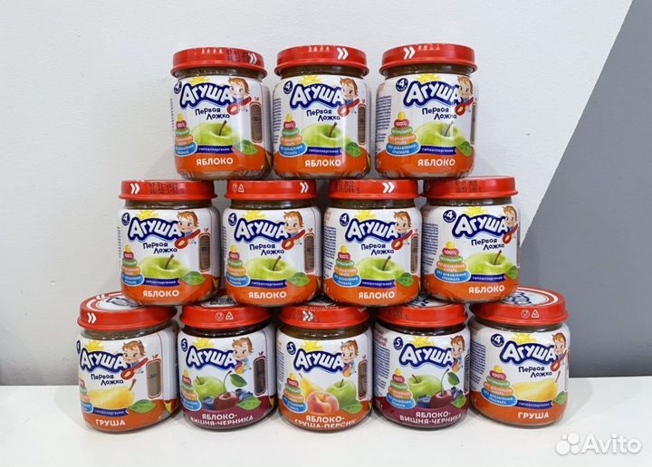 Детское питание пюре фруктовое