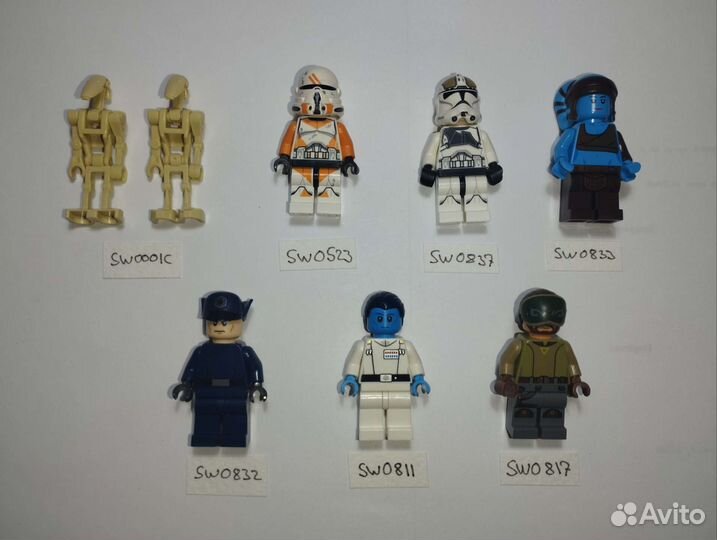 Lego минифигурки Star Wars