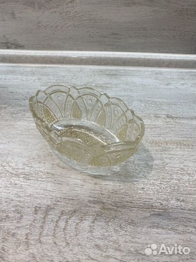 Ваза конфетница хрусталь