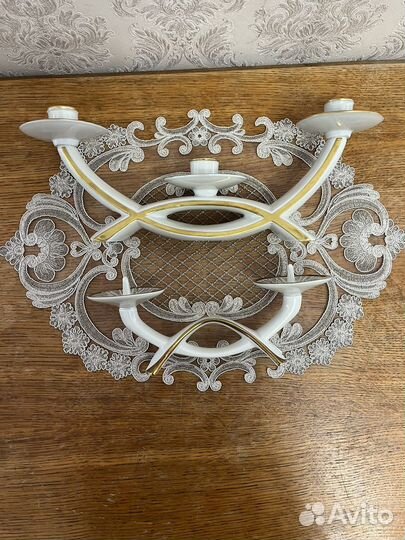 Фарфоровые подсвечники ГДР