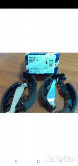 Барабанные тормозные колодки Bosch
