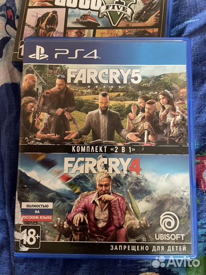 Игры для приставок ps4 GTA 5 Far Cry 4-5