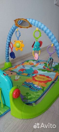 Детский развивающий коврик пианино