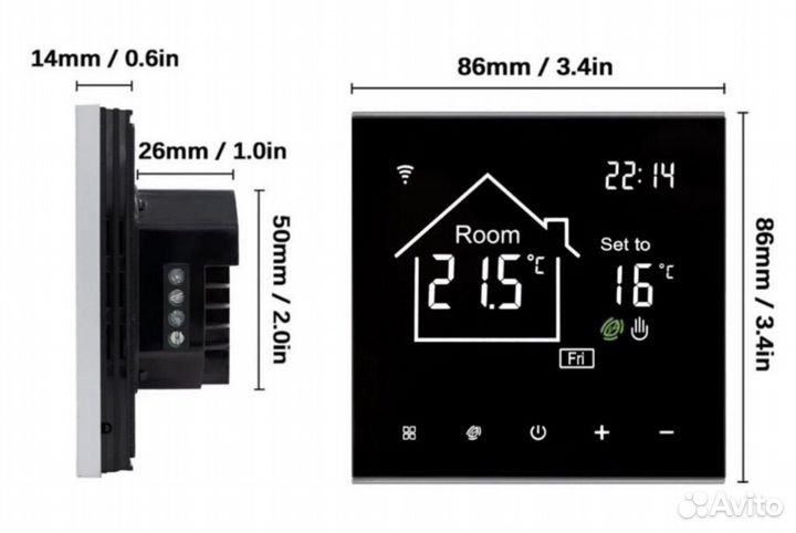 Терморегулятор для теплого пола wi fi