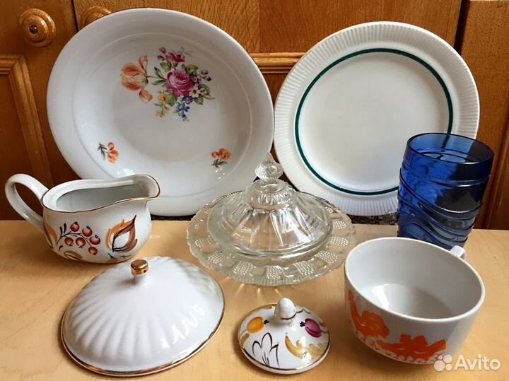 Стекло керамика фарфор СССР (посуда)