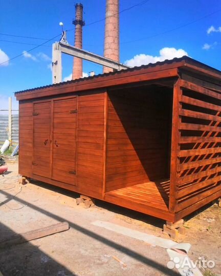 Хозяйственный блок/хозблок сарай/бытовка