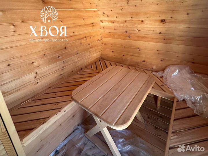 Баня бочка 2х6 под ключ