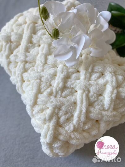 Вязание плюшевого пледа для детей