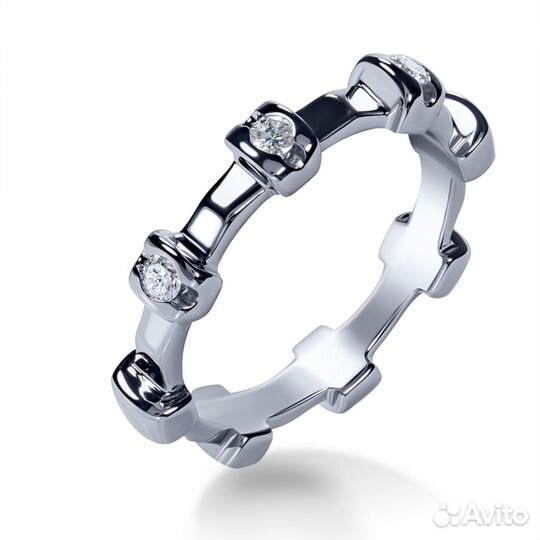 Кольцо No name с бриллиантами