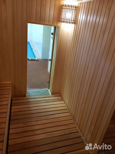 Сауна с бассейном