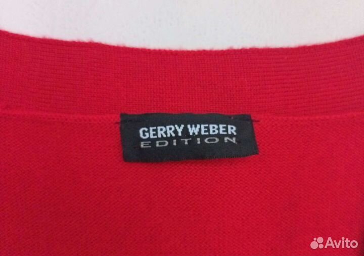 Жилетка красная Gerry Weber шерсть 100%