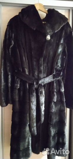 Шуба норковая с капюшоном (торг)