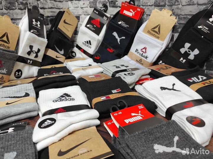 Носки Nike Adidas Reebok Puma Lacoste