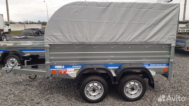 Легковой прицеп двухосный 2.5х1.5 м
